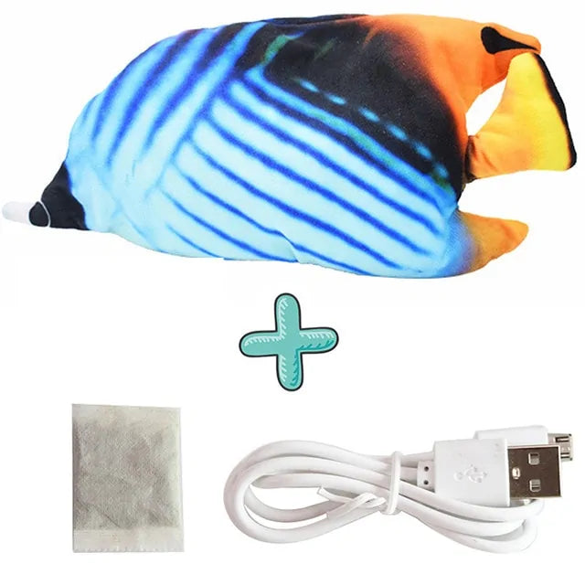 Cat Interactive Electric Floppy Toy Fish